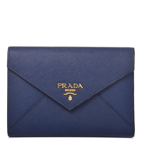 prada tessuto compact wallet|prada envelope wallet price.